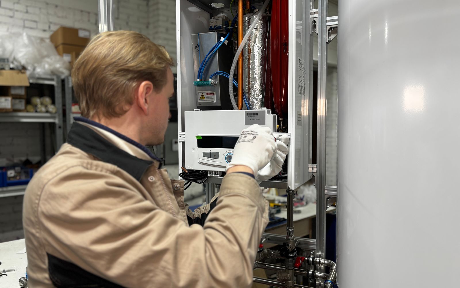 Water heater install